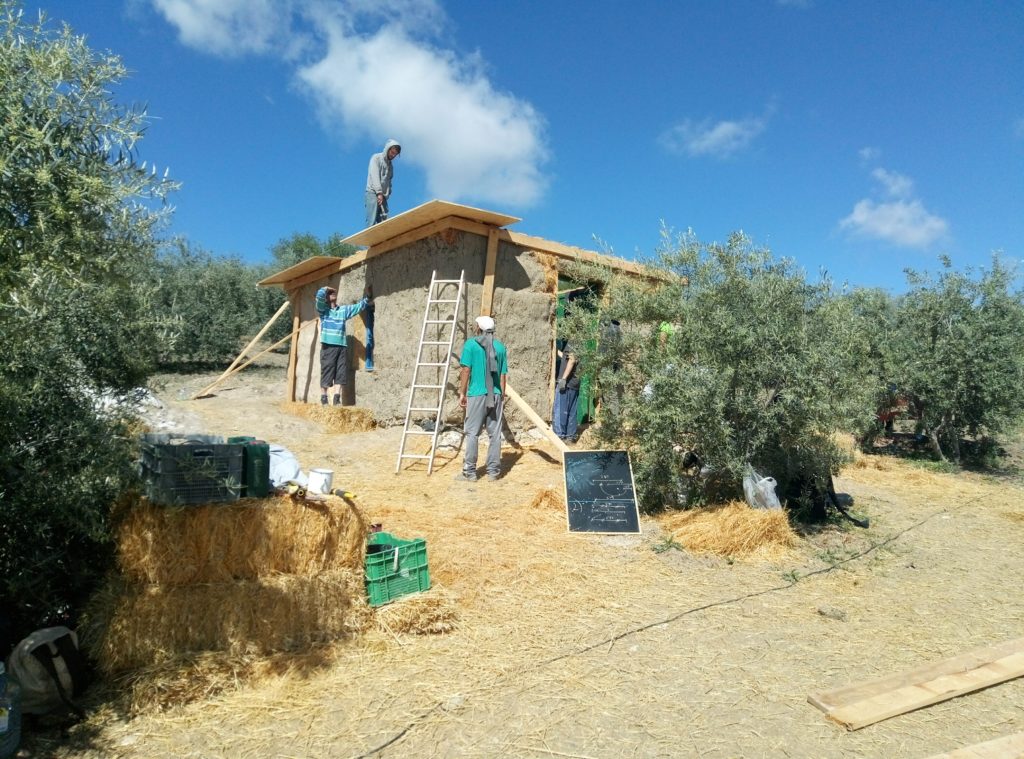 Casa de paja. Bioconstrucción.